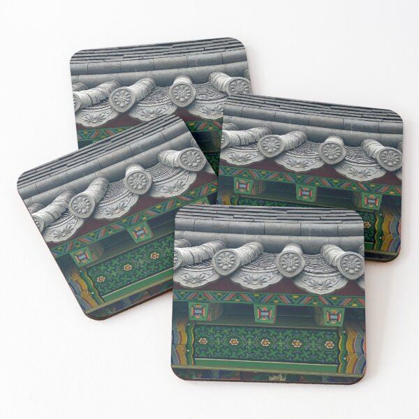 Item preview, Roof Tiles and Dancheong of Bongeunsa | South Korea Photography designed and sold by YemmyZImages.