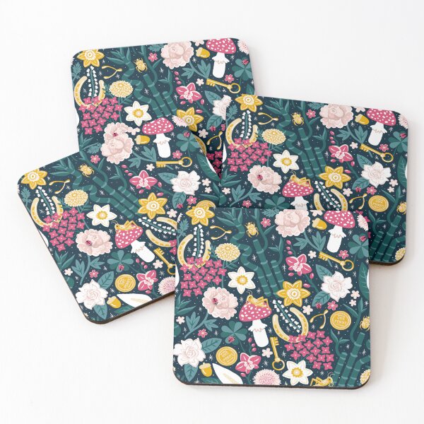 Item preview, Good Luck Garden | Navy designed and sold by makemerriness.