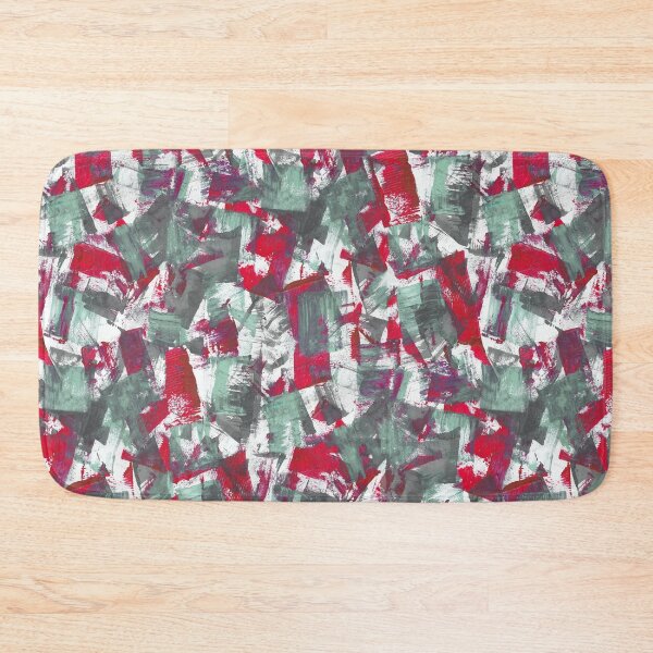 Item preview, Copy of Brush strokes free red	 designed and sold by Alessandro Remo Mazzoni Remotextiles.