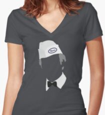 Navin Johnson Women's Fitted V-Neck T-Shirt