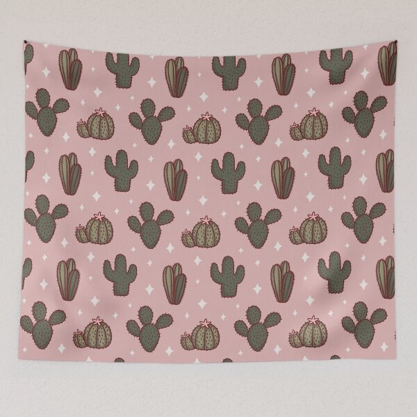Item preview, Cactus Lovers Pattern in Pink designed and sold by CircusCreative.