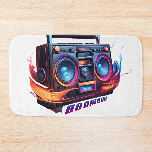 Item preview, Cassette recorder with sound waves BoomBox designed and sold by Salimgor Hangaround Music.
