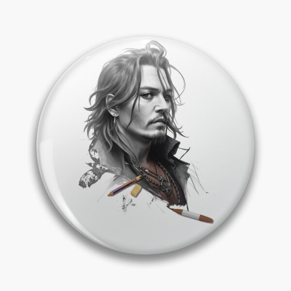 Item preview, Johnny Depp in Sketch designed and sold by NickTaroDesign.