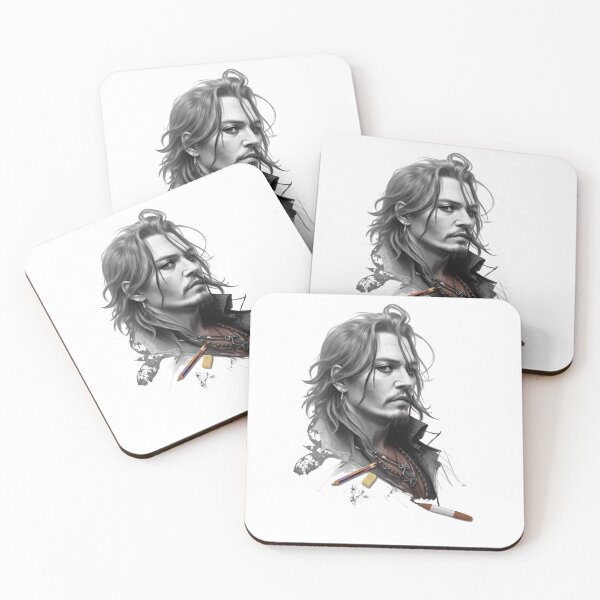 Item preview, Johnny Depp in Sketch designed and sold by NickTaroDesign.