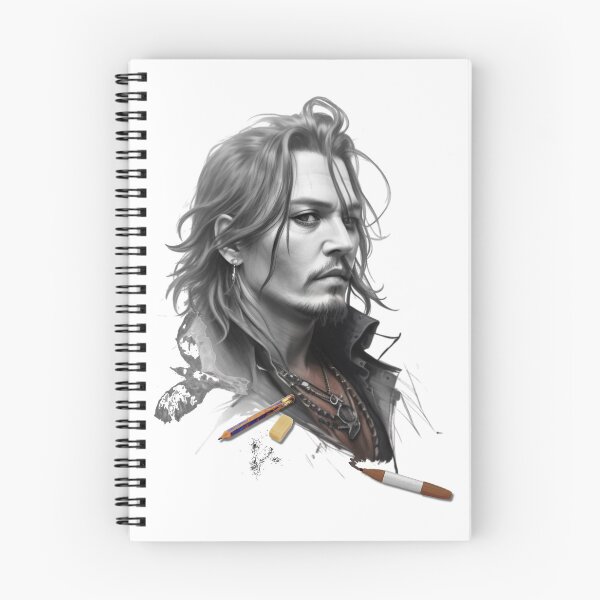 Item preview, Johnny Depp en boceto designed and sold by NickTaroDesign.