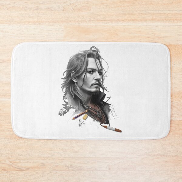 Aperçu de l'œuvre Johnny Depp dans Sketch créée et vendue par NickTaroDesign.