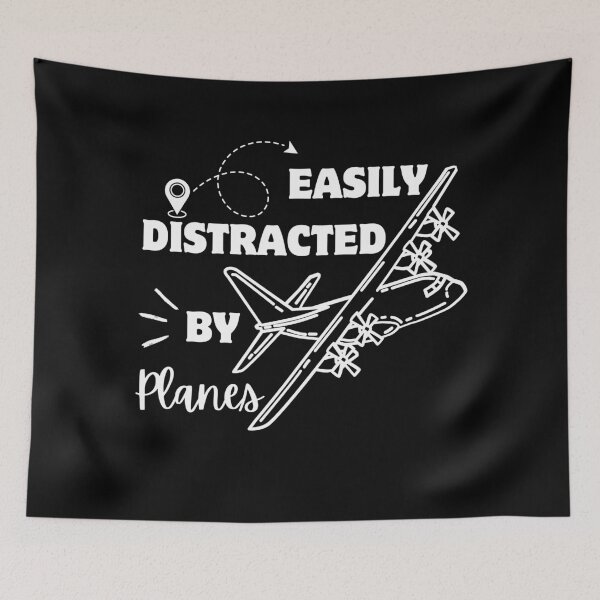 Item preview,  Easily Distracted By Planes designed and sold by dooddles.