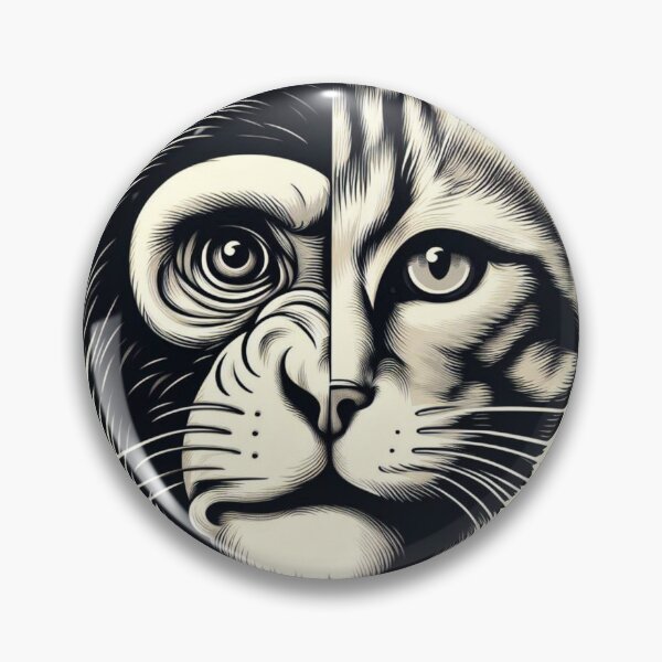 Item preview, Half Monkey, Half Cat designed and sold by HAKAN YILDIRIM.