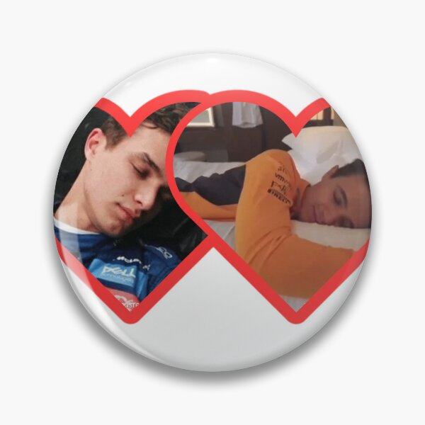 Item preview, Heart duo sleeping Lando Norris  designed and sold by Ljb1997.