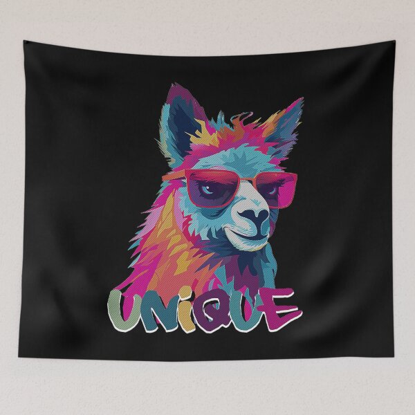 Item preview, Neon Llama designed and sold by SideSignal.