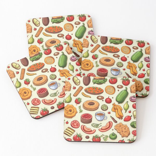 Item preview, Tasty food pattern designed and sold by SmileshareShop.
