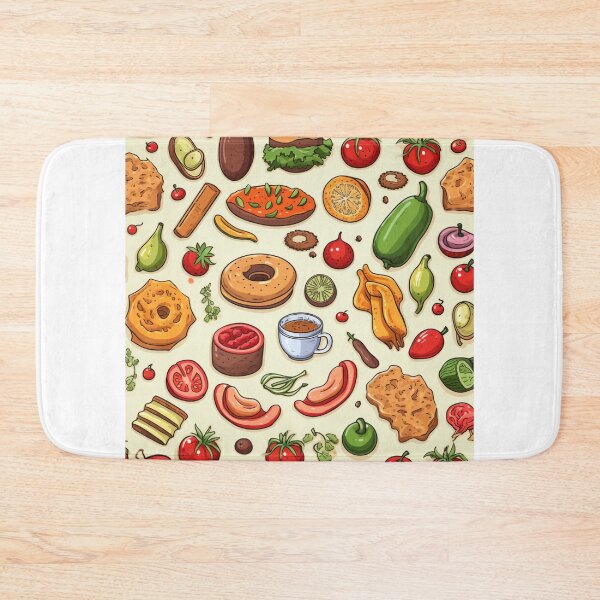 Item preview, Tasty food pattern designed and sold by SmileshareShop.