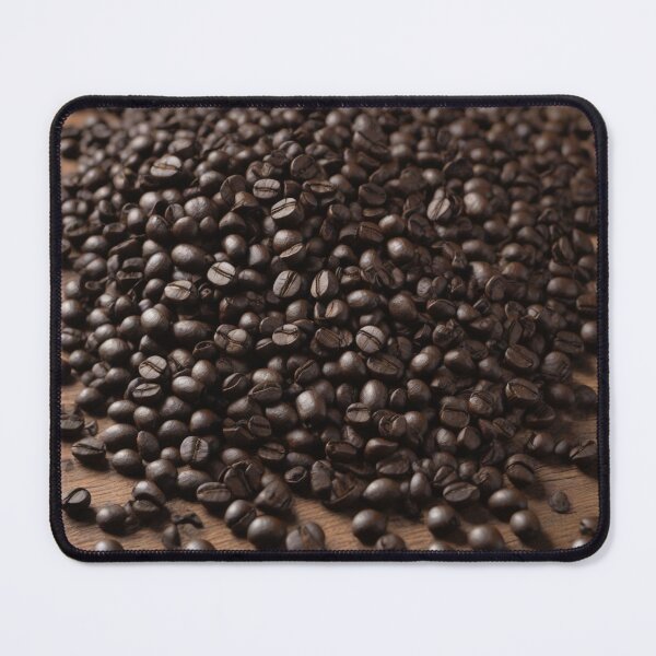 Item preview, Dark roasted coffee beans on wood designed and sold by Sadia  Jannat.