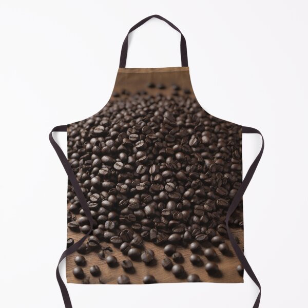 Item preview, Dark roasted coffee beans on wood designed and sold by Sadia Jannat.
