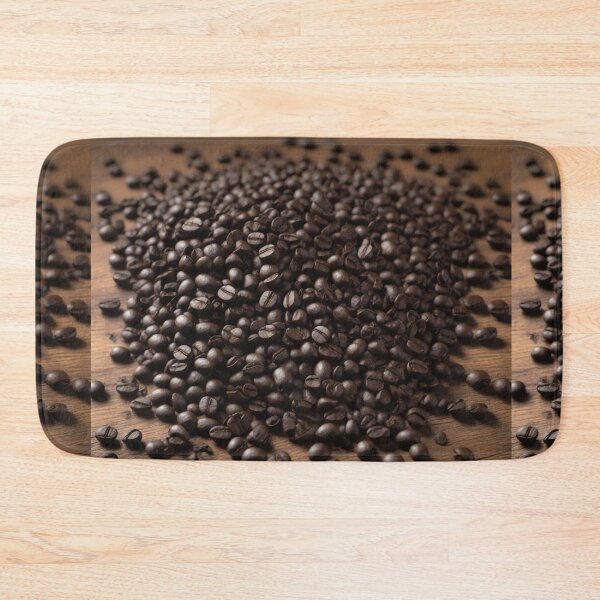 Item preview, Dark roasted coffee beans on wood designed and sold by Sadia  Jannat.