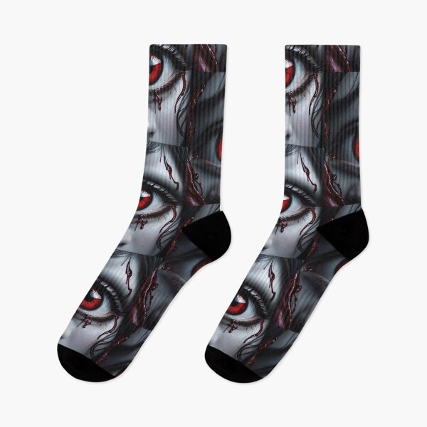 Item preview, Haunting Red Eye Blood Tears Gothic Horror Art designed and sold by ElLocoMus.
