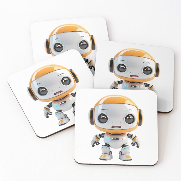 Item preview, Cute Cartoon Robot, Robotics, Machine Learning designed and sold by Lumora.Studio.