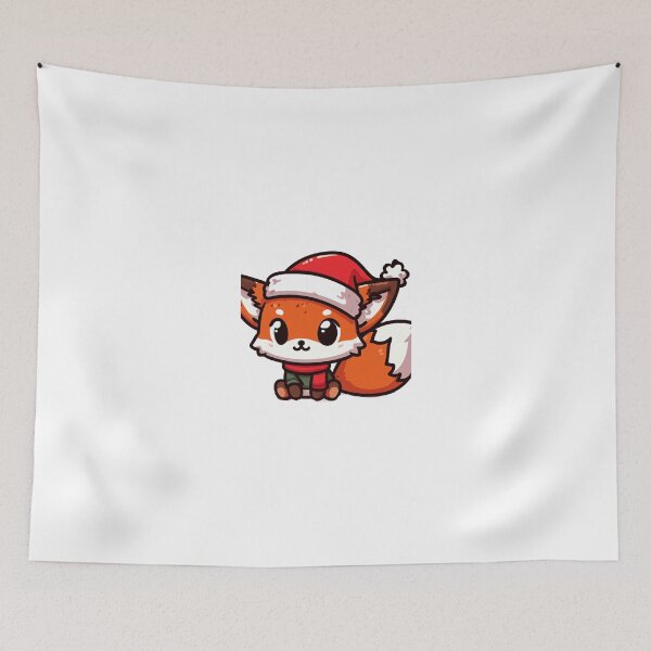 Item preview, fox santa designed and sold by Wxjtecki.
