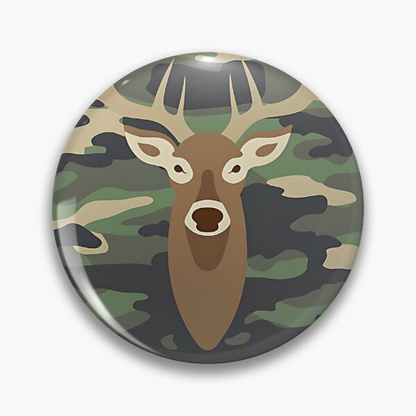 Item preview, Camouflage with deer repeating pattern designed and sold by EasyPrints337.