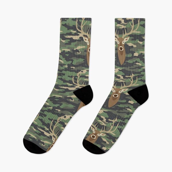 Item preview, Camouflage with deer repeating pattern designed and sold by EasyPrints337.
