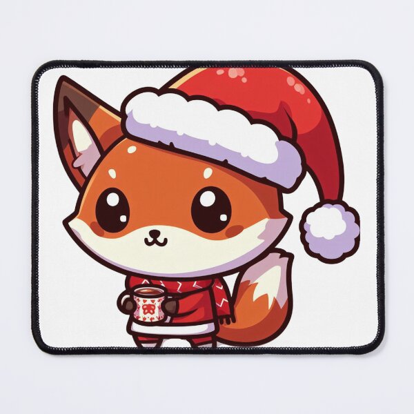 Item preview, fox santa designed and sold by Wxjtecki.