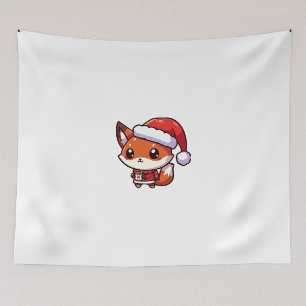 Item preview, fox santa designed and sold by Wxjtecki.