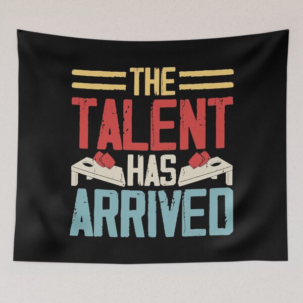 Item preview, The Talent Has Arrived Retro Design - Baggo Team Bean Bag Toss Game - Funny Cornhole Player Vintage designed and sold by naworas.