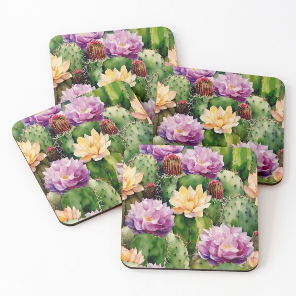 Item preview, Watercolor Floral Cactus Garden designed and sold by Bunmigraphics .