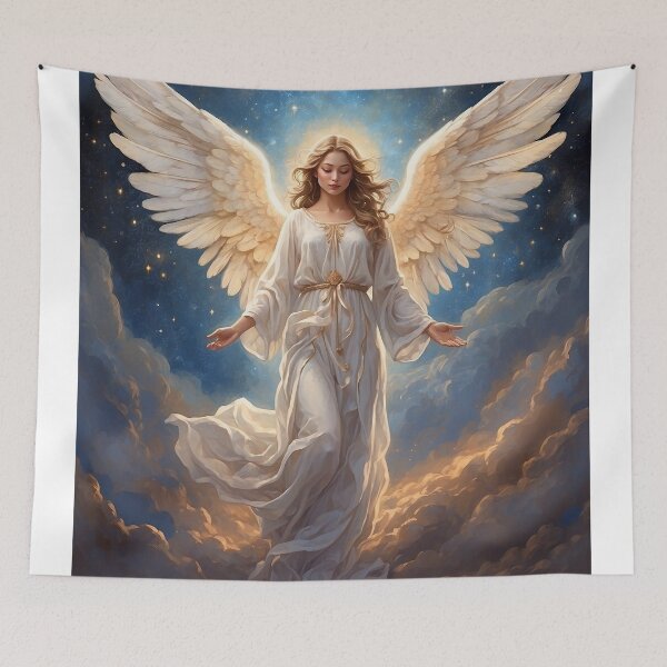 Item preview, Christianity- Christian Art of Beautiful Angel designed and sold by HeavenArtStudio.