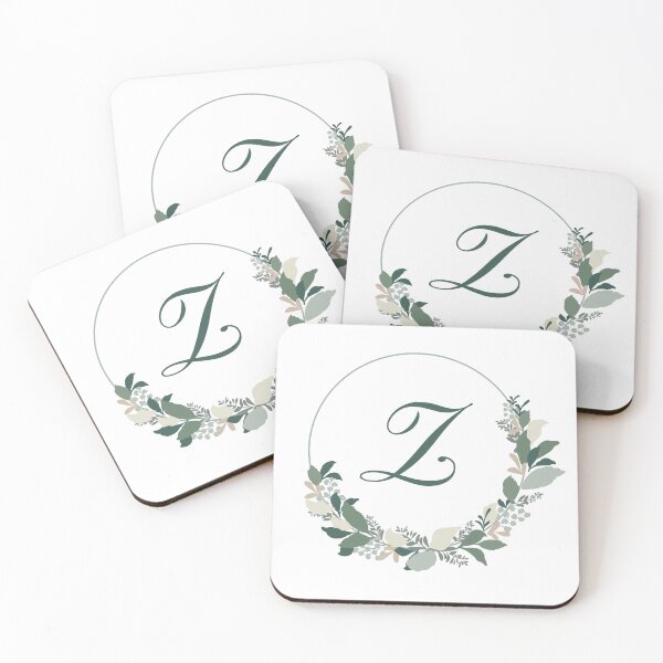 Item preview, Monogram Letter "Z" Wreath designed and sold by LinesofLife.
