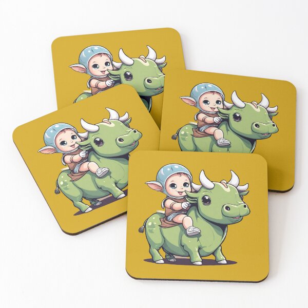 Item preview, Bullriding Baby Alien designed and sold by CosmicVenture.