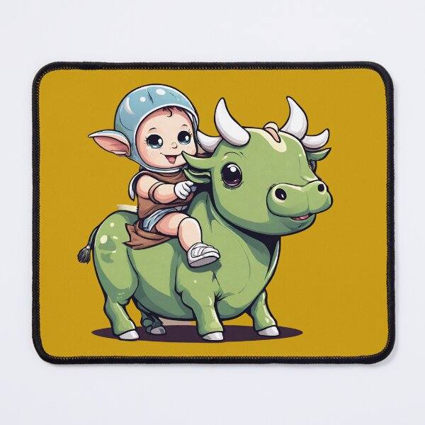 Item preview, Bullriding Baby Alien designed and sold by CosmicVenture.