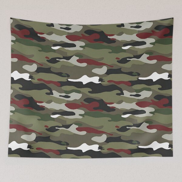 Item preview, Camouflage plus white and red  designed and sold by EasyPrints337.