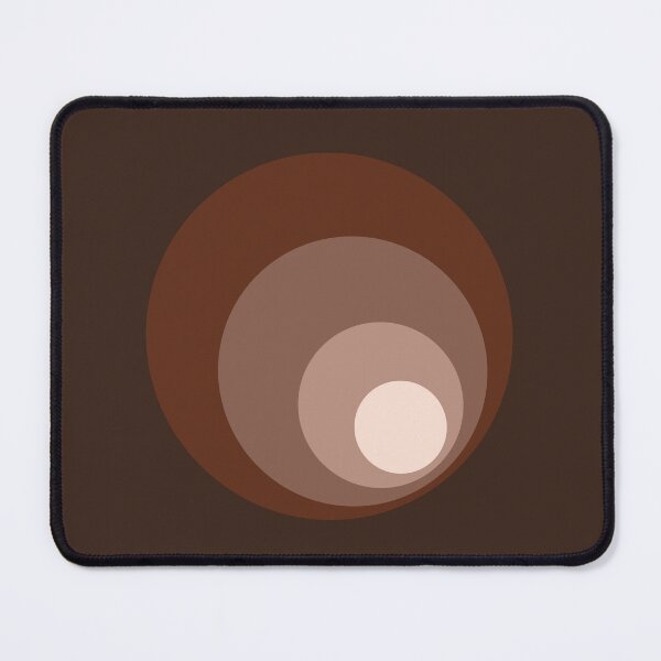 Item preview, Retro Circles Brown Rust Taupe Cream designed and sold by NataliePaskell.