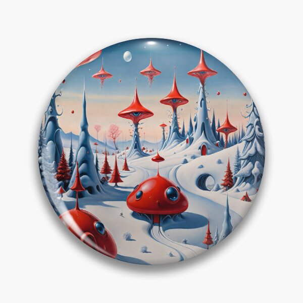 Item preview, Christmas & Winter: Extraterrestrial Dreamscape designed and sold by ArtsyInventor.
