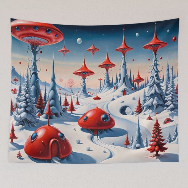 Item preview, Christmas & Winter: Extraterrestrial Dreamscape designed and sold by ArtsyInventor.