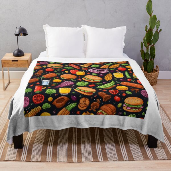 Item preview, Tasty organic food pattern designed and sold by SmileshareShop.