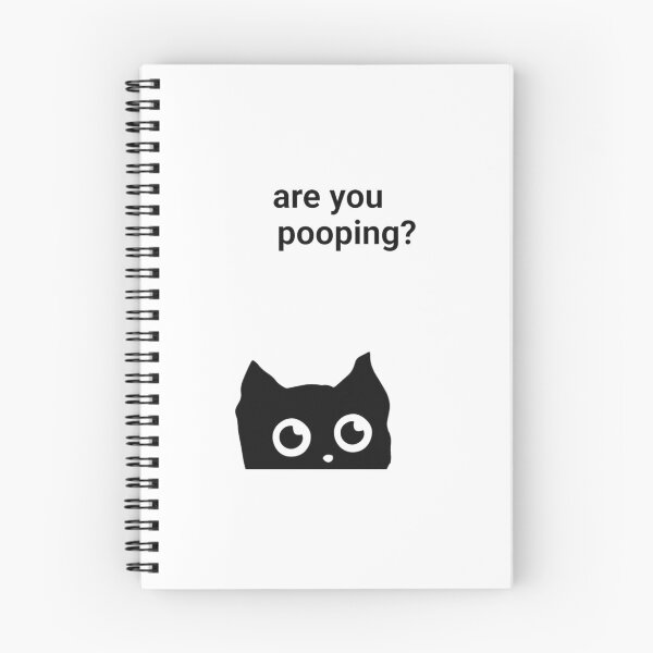 Item preview, Black Cat Are You Pooping designed and sold by PetPanache.