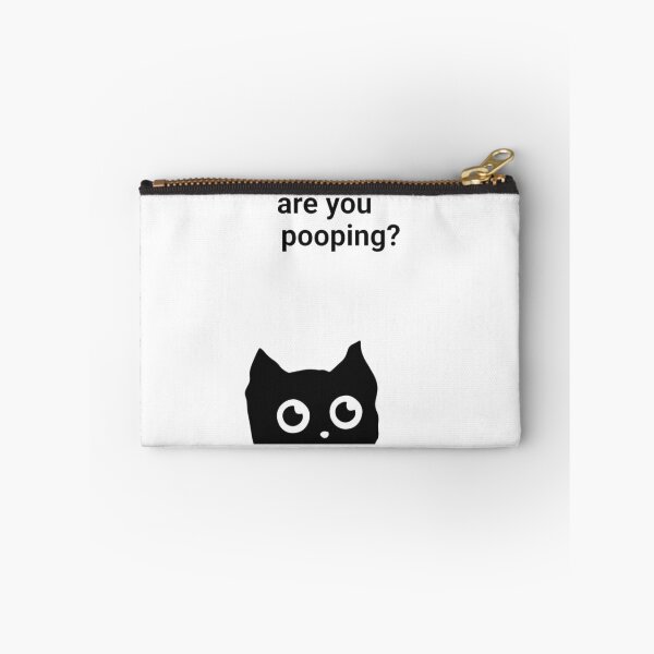 Item preview, Black Cat Are You Pooping designed and sold by PetPanache.