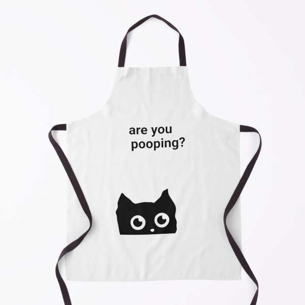 Item preview, Black Cat Are You Pooping designed and sold by PetPanache.