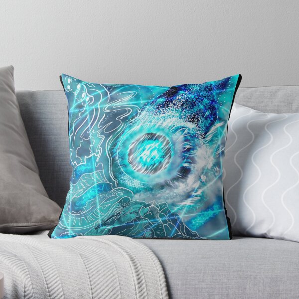 Abstract Wormhole Throw Pillow