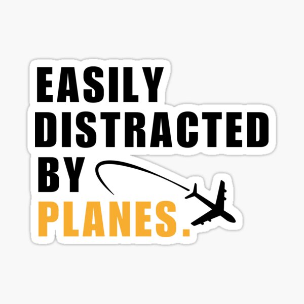 Artikel-Vorschau von Durch Flugzeuge leicht abgelenkt, designt und verkauft von dooddles.
