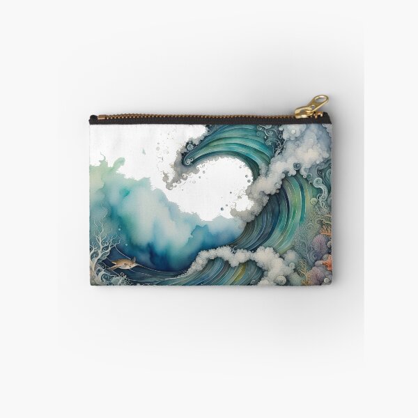 Item preview, Ocean surf wave designed and sold by WatercolorFairy.