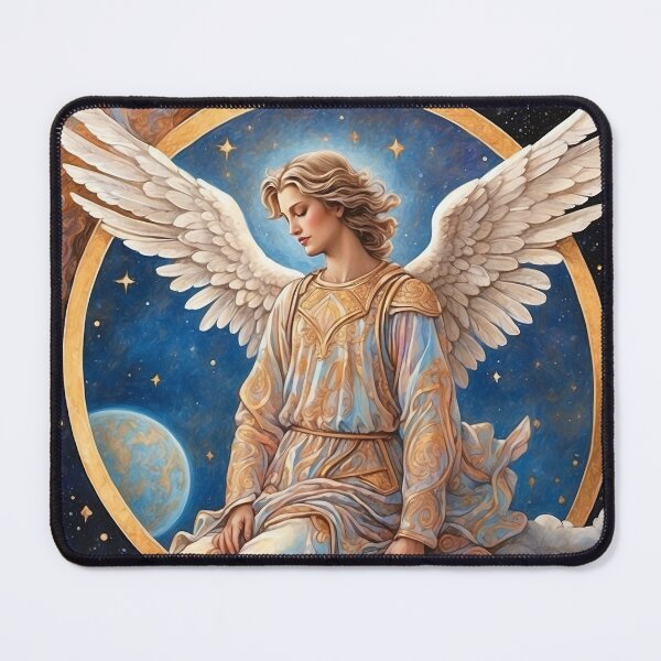 Item preview, Christianity- Christian Art of Beautiful Angel designed and sold by HeavenArtStudio.