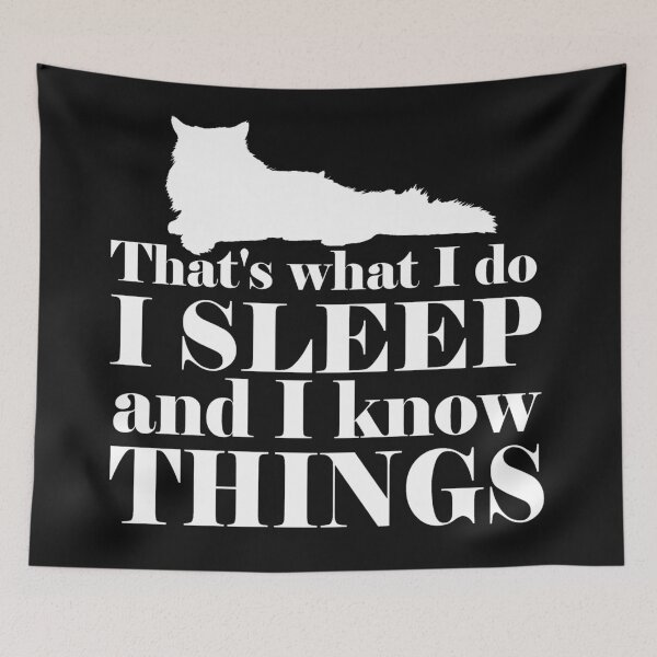 Item preview, Cats sleep and know things designed and sold by Cetaceous.