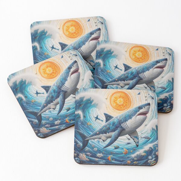 Item preview, Great White Quilt designed and sold by ComputerContent.