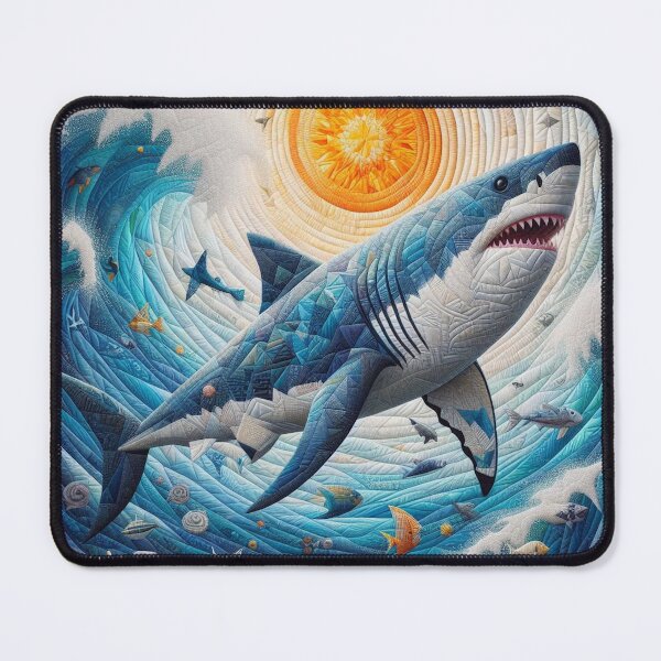 Item preview, Great White Quilt designed and sold by ComputerContent.