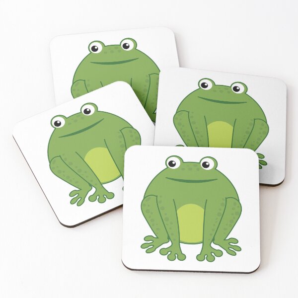 Item preview, Funny happy green cartoon cute thick frog designed and sold by NataliaVVV.