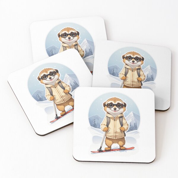 Item preview, Skiing Meerkat designed and sold by LabZoidd.