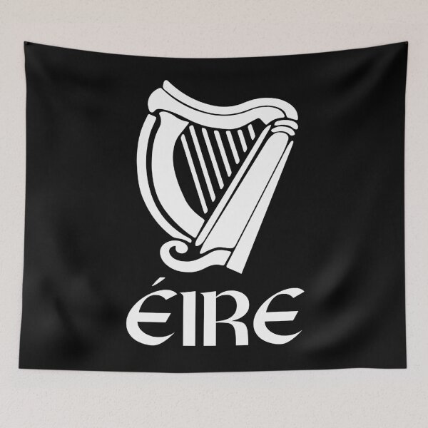 Item preview, Eire Vintage Irish Gaelic Ireland Celtic Harp Graphic St Patricks Day   designed and sold by Bad Kitty Designz.
